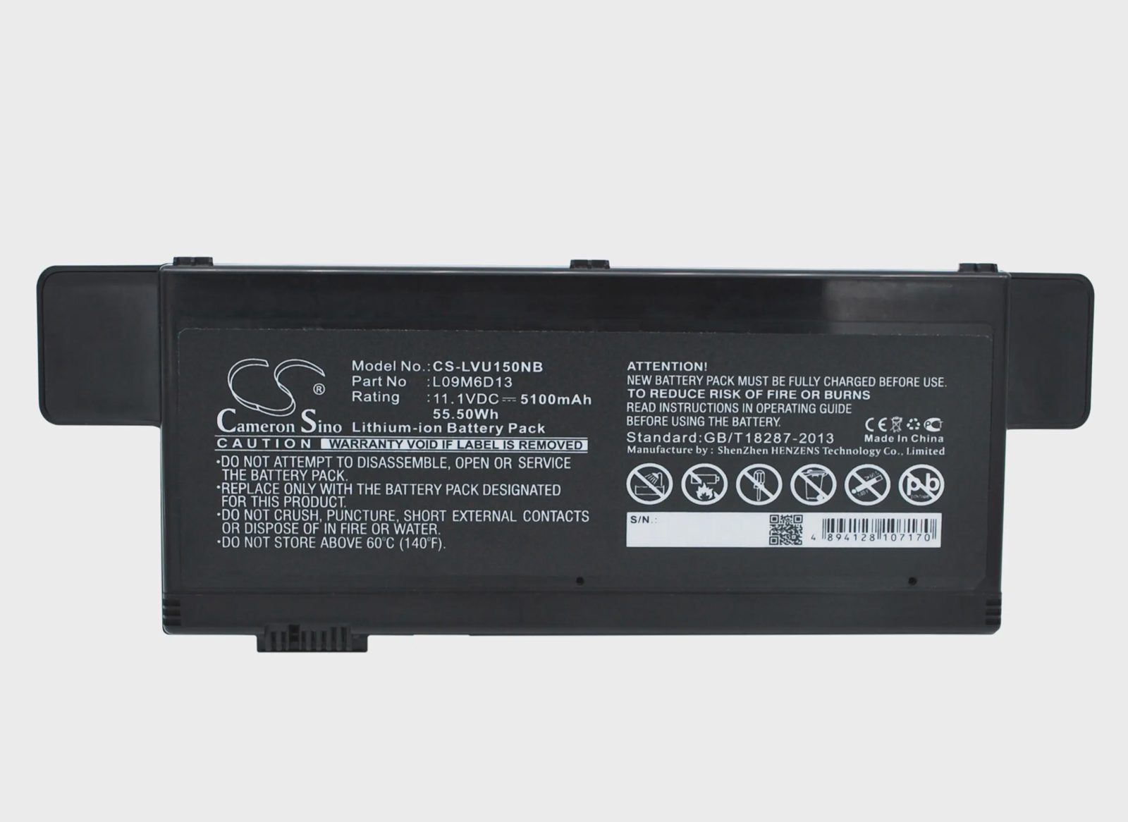 Batteri till Laptop, Bärbar dator för Lenovo IdeaPad U150, IdeaPad U150-6909 m.fl.