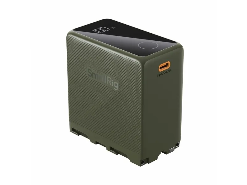 SmallRig 4577 USB-C Batteri NP-F970, grön