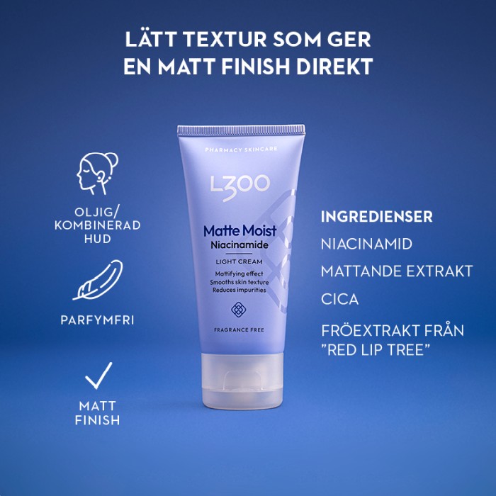 L300 Niacinamide Matte Moist Light Cream, bild 3