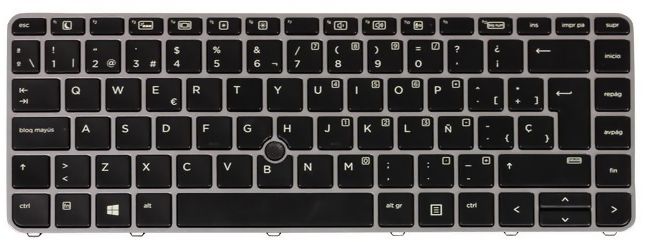 HP Backlit keyboard assembly (Spain)