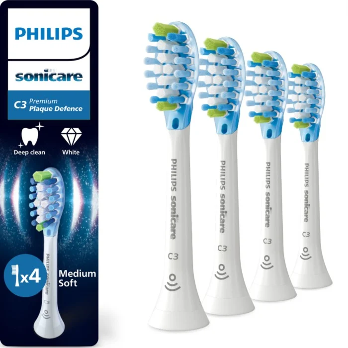 Philips Sonicare C3 premium tandborsthuvud HX9044/87 (Vit 4 pack)