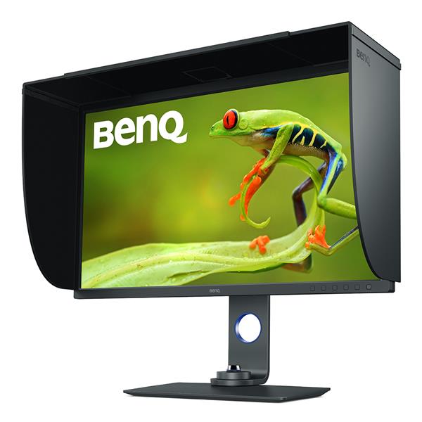 31.5" BenQ SW321C, IPS 3840x2160/4k/UHD, 5 ms, 10-bit färg, 2xHDMI/DP/USB-C 60W, USB 3.1-hub, kortläsare - Svart, bild 3