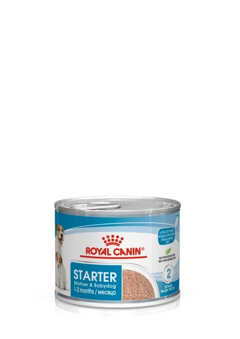 Royal Canin Mother & Babydog Starter Mousse våtfoder för hund och hundvalp 195 g
