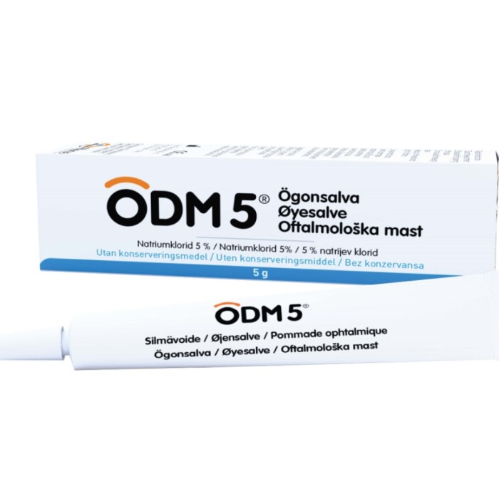 ODM 5 ögonsalva tub, 10 ml