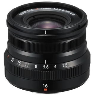Fujinon XF 16mm f/2,8 WR svart