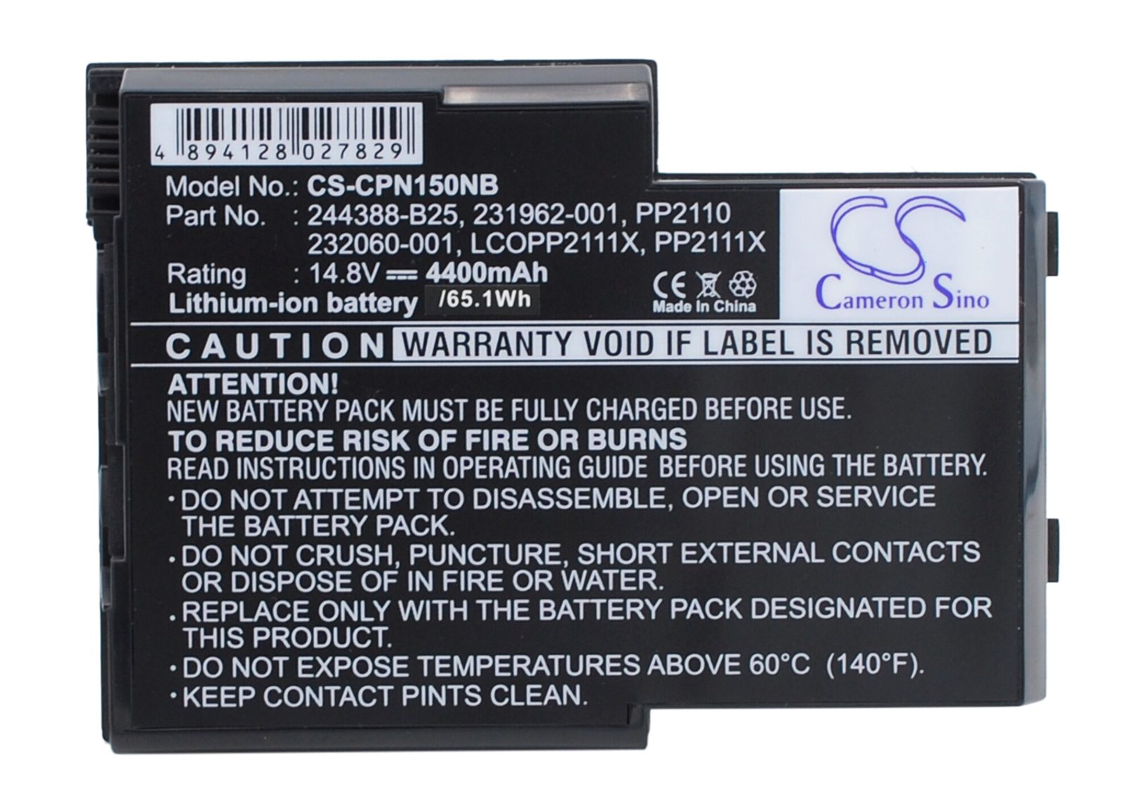 Batteri till Notebook, Bärbar dator för Compaq EVO N150, bild 5