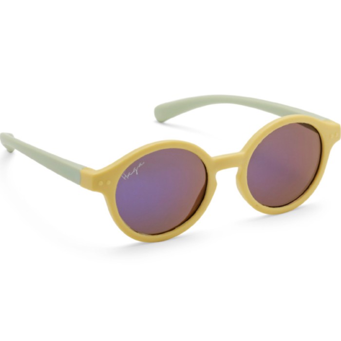 Haga Eyewear Shine Matt Light Yellow - Mirror lens