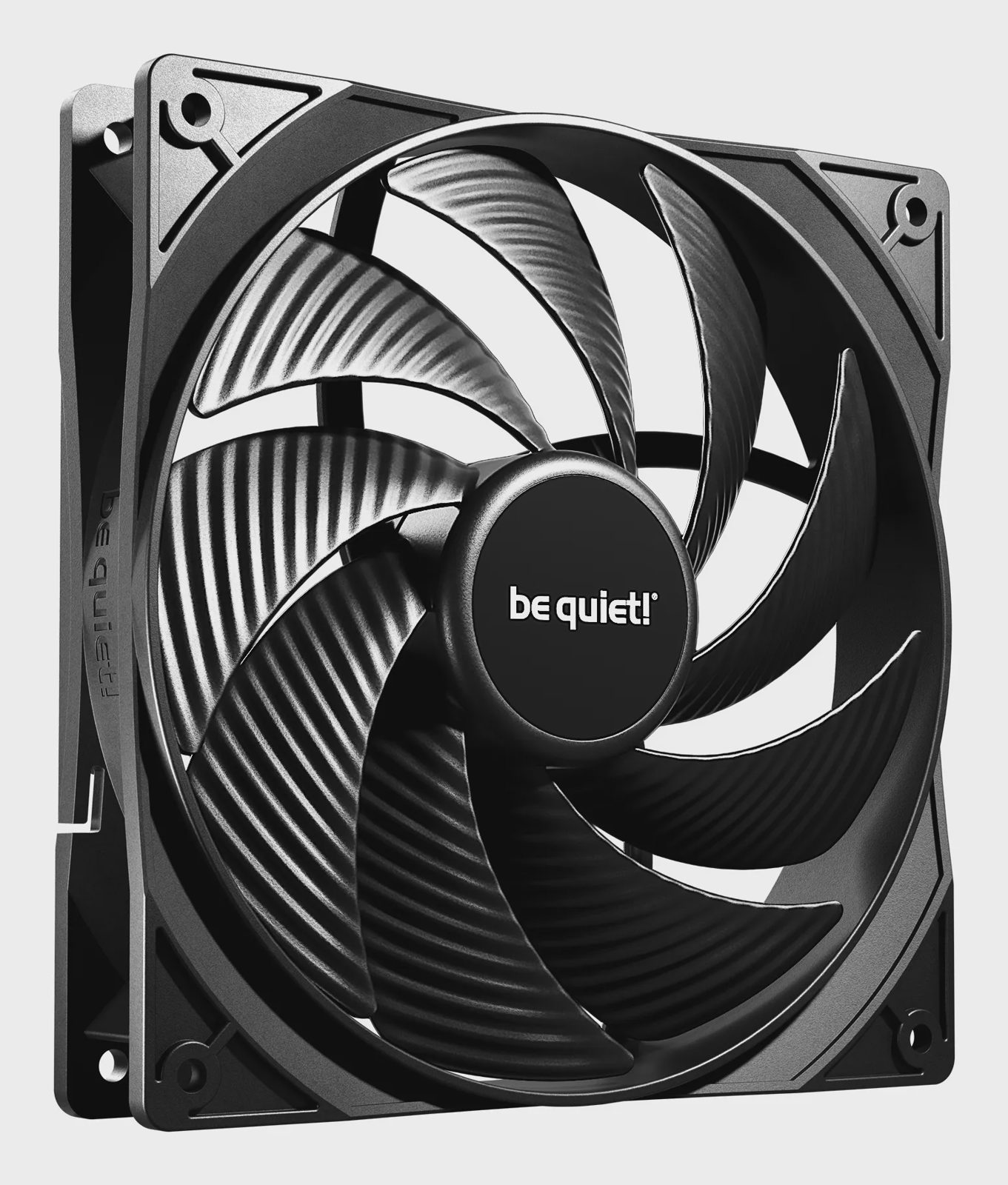 be quiet! Pure Wings 3 140mm PWM High-Speed 3-pack Svart