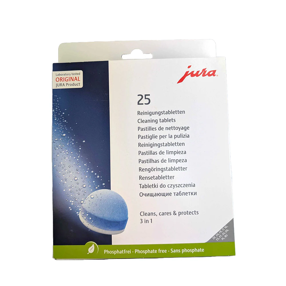 JURA 3-Fas Rengöringstabletter till automatiska kaffemaskiner