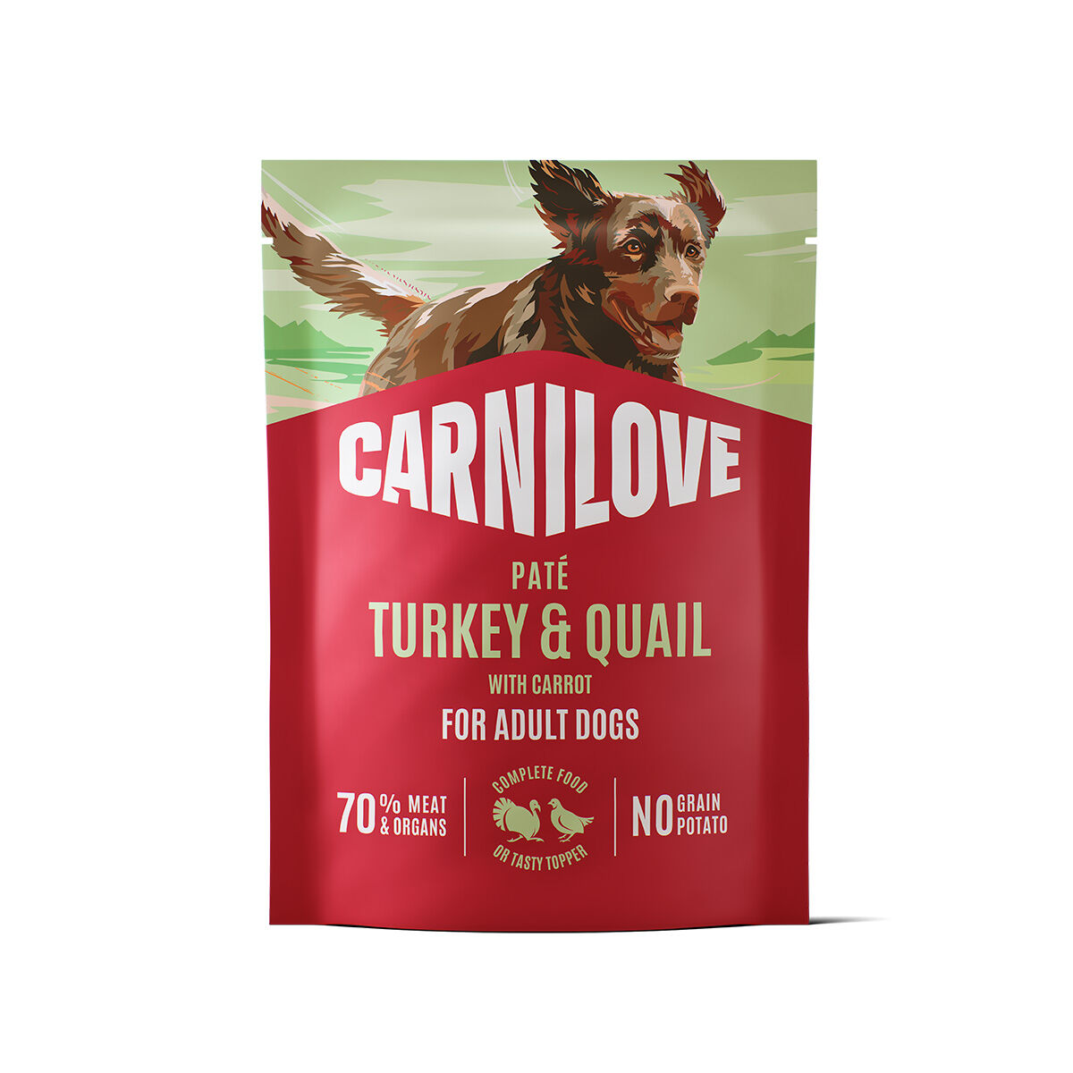 Carnilove Dog Adult Turkey & Quail with Carrot Paté Våtfoder till Hund 300 g