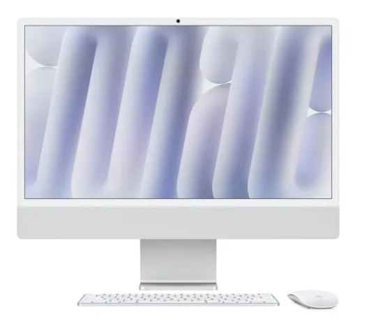 Apple iMac 24" (M4) 10C 24/512 GB, silver, bild 5