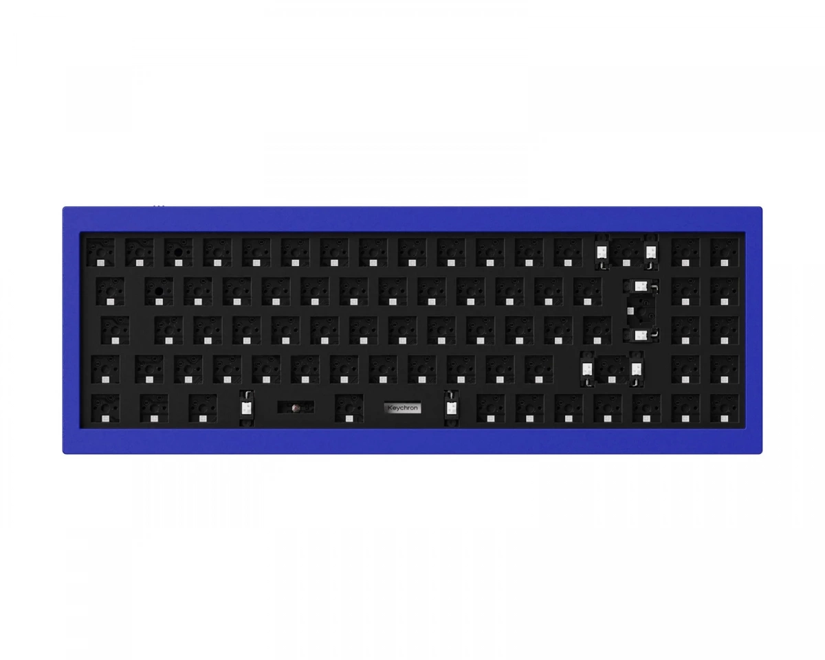 Keychron Q7 QMK 70% ISO Barebone RGB Hot-Swap - Blå