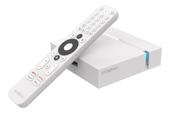 Strong LEAP-S3+ V2 4K Google TV Box mediaspelare