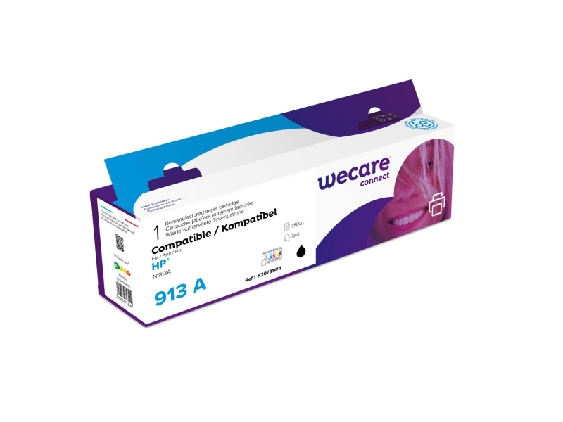 Bläckpatron Wecare HP 913A L0R95AE 3800 sidor svart