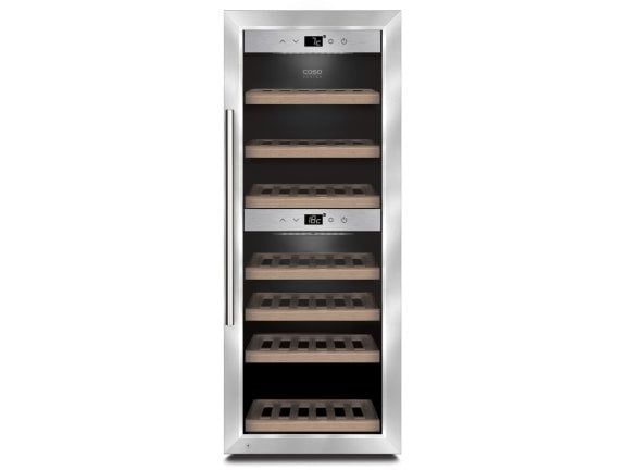 Caso WineComfort 380 Smart, Vinkylare med kompressor, Fristående, 38 flaska/flaskor, 60 W, Inbyggd lampa, Rostfritt stål