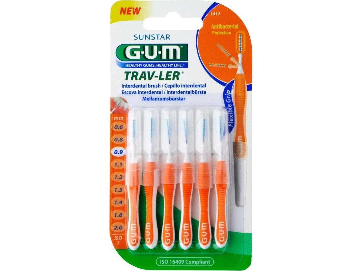 Sunstar GUM D.GUM mellanrumsborstar 1412/6, bild 2