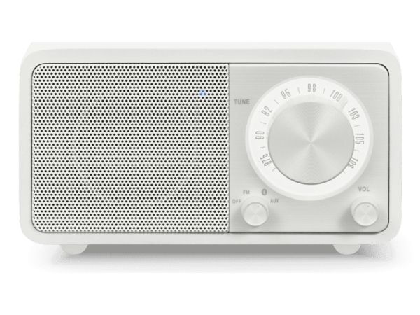 Bordsradio Sangean WR-7 Genuine Mini FM Rechargeable White