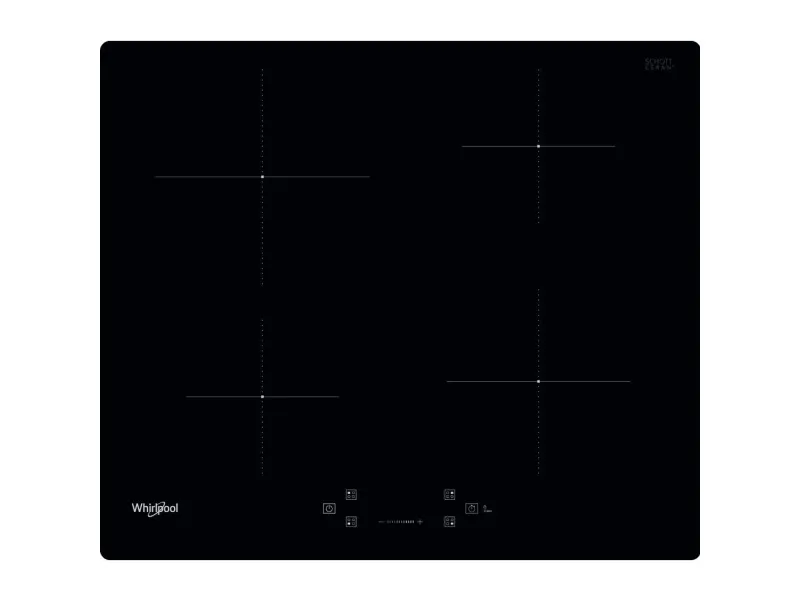 Whirlpool WS QS460 NE induktionshäll 60 cm 4 zoner, svart