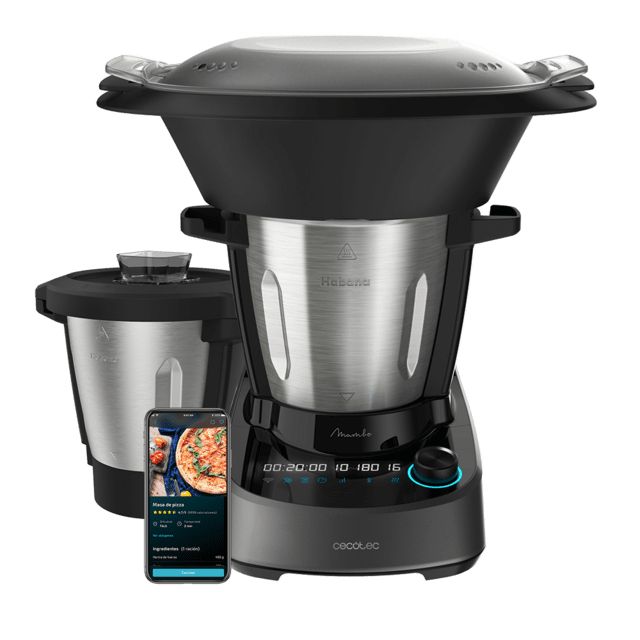 Cecotec Mambo 11090 Habana matberedare 1600 W 3,3 L, svart, rostfritt stål, bild 2