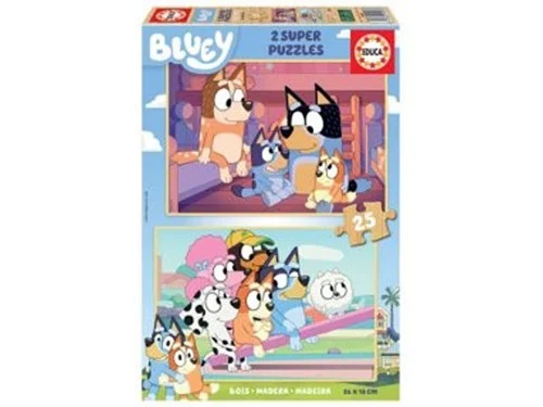Educa Pussel: Bluey 2 x 25 Bitar, bild 2