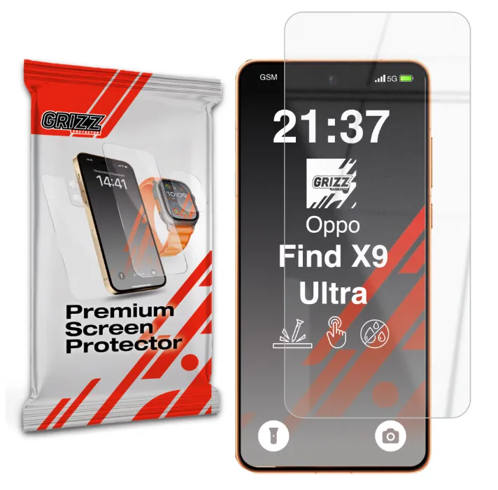 GrizzGlass hybridglas för Oppo Find X9 Ultra