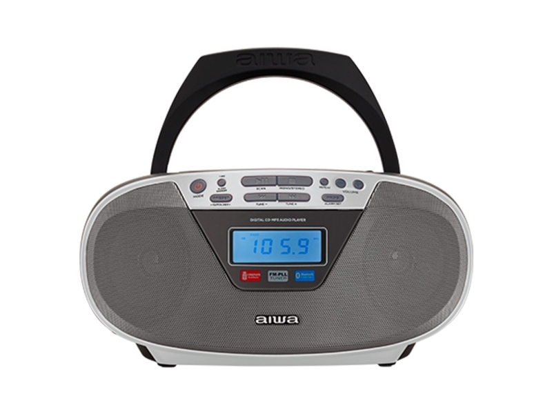 Aiwa BBTU-400SL, Analog och digital, FM, Spelare, CD, CD-R, CD-RW, Topp, 6 W