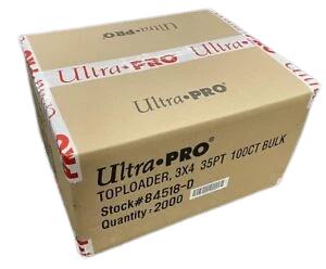 Ultra Pro Regular Toploader Bulk (2000-pack)
