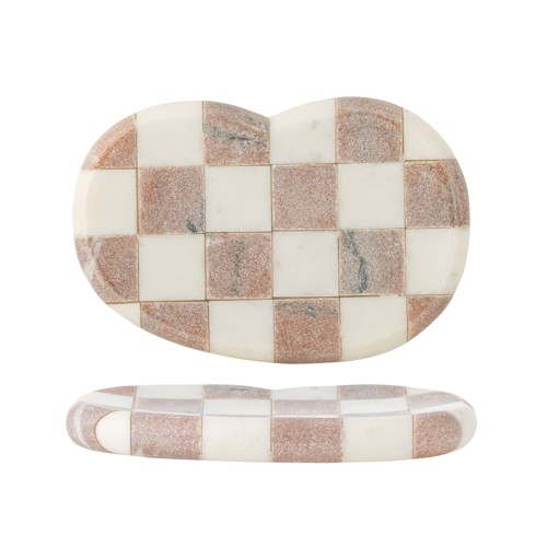 Bloomingville - Petrea Tray - Rose - Marble