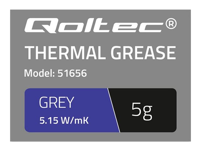 Qoltec - Termisk pasta - grå