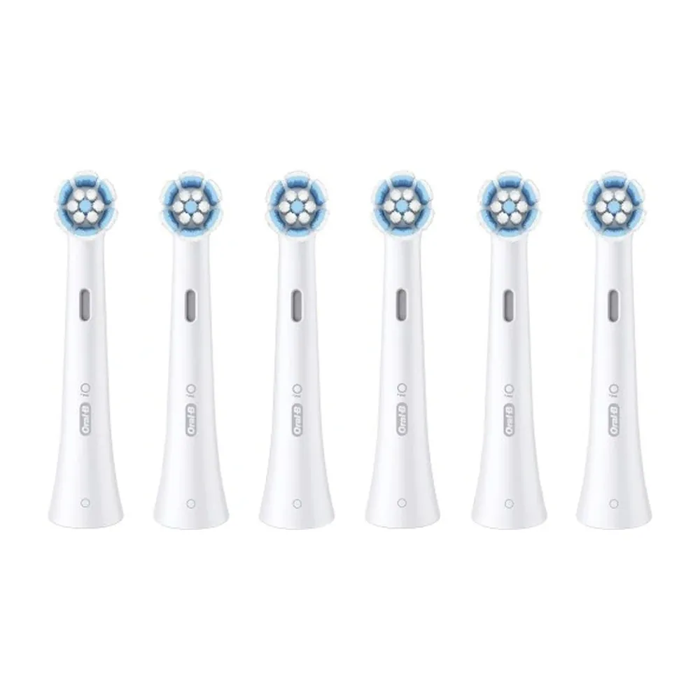 Oral-B iO Series Gentle Care tandborsthuvuden - Vit - 6-pack