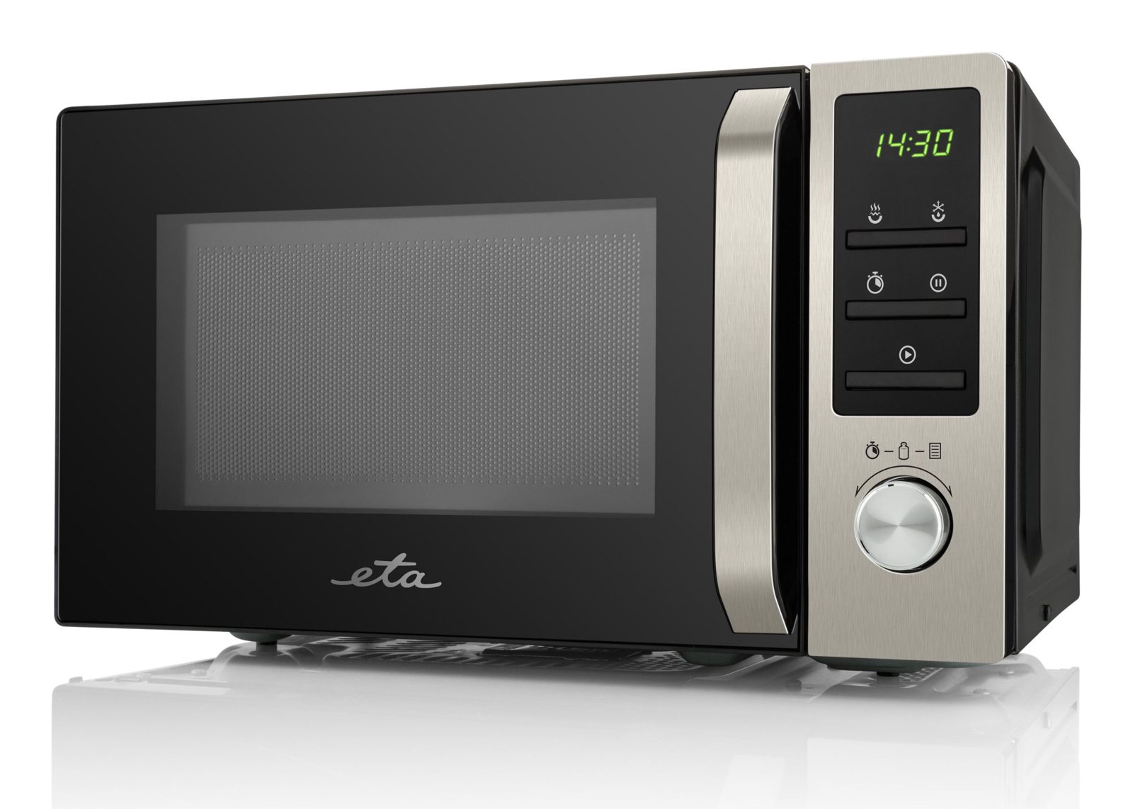 Eta 2209 90000, Bänkdiskmaskin, Grillmikrovågsugn, 20 l, 700 W, Inbyggd display, LCD