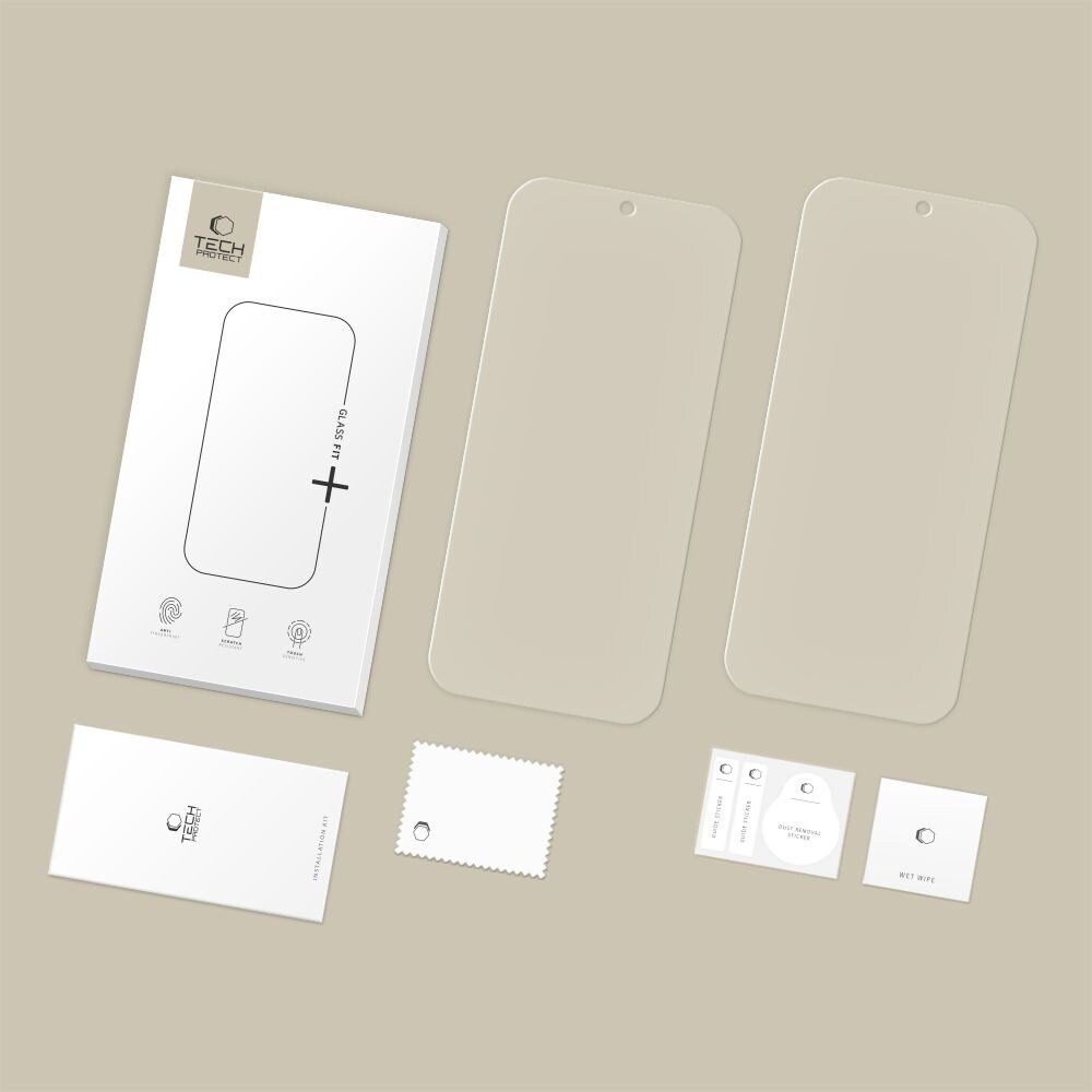 Tech-Protect Glass Fit+ 2-pack härdat glas för Google Pixel 9 / 9 Pro / 10 / 10 Pro - transparent, bild 5