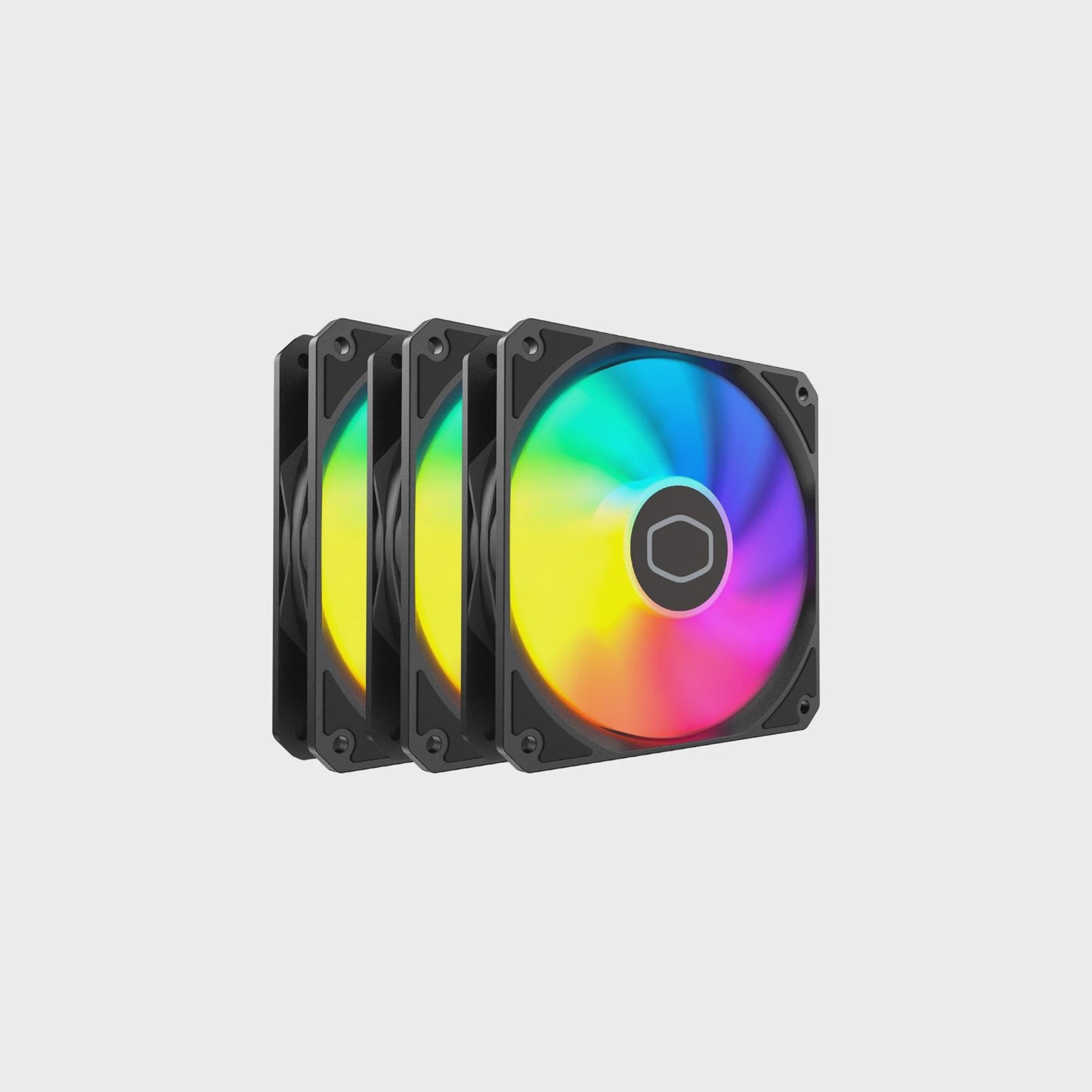 Cooler Master MF 120 Lite ARGB fläkt (3-pack, svart)