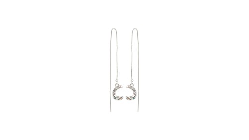 PILGRIM - REMY Chain Earrings - Silver-Plated - 50 mm, bild 3