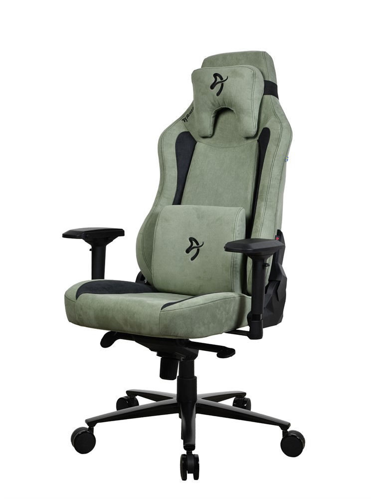 Arozzi Vernazza Supersoft Fabric gamingstol (grön), bild 4