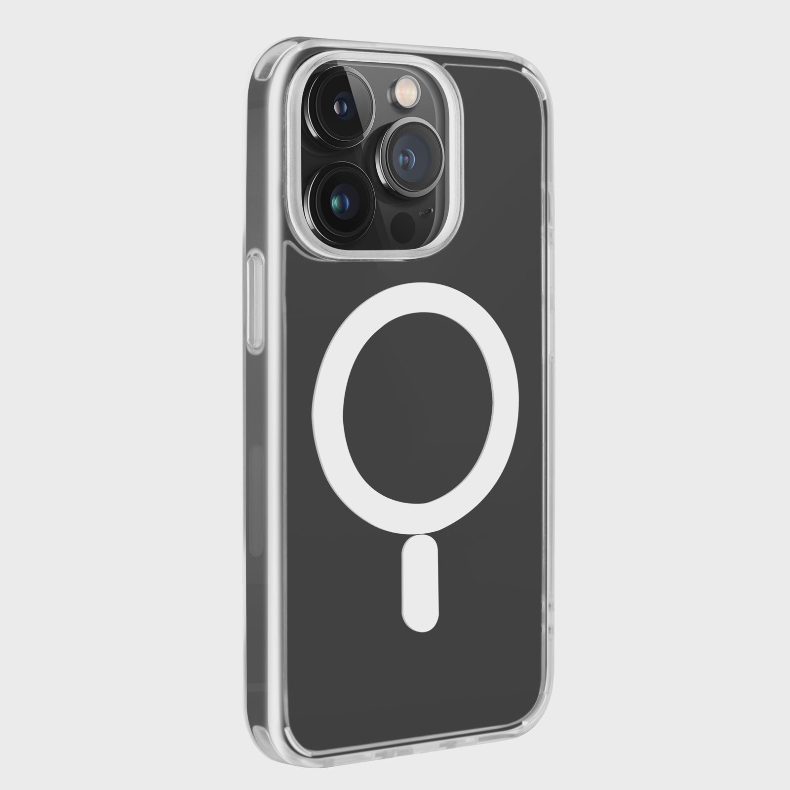 Puro Lite Mag MagSafe silikonfodral för iPhone 14 Pro - Transparent