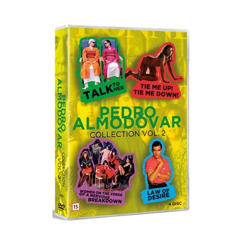 ALMODOVAR BOKS 2 - 4 DVD MOVIE BOX SET