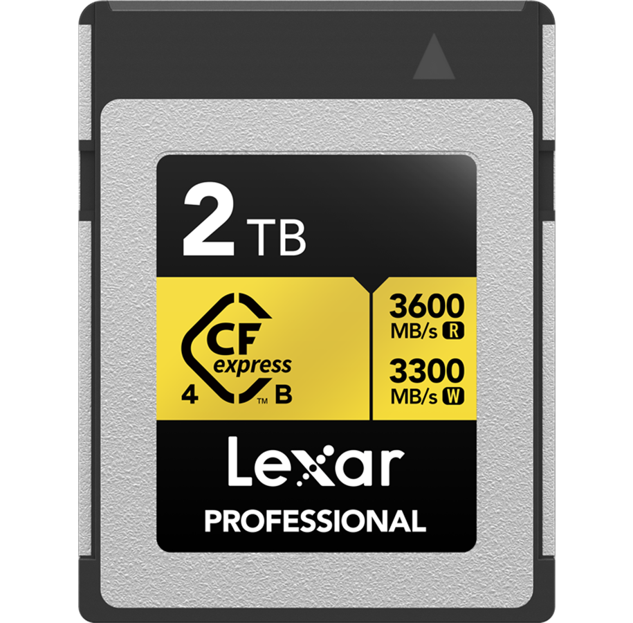 Lexar CFexpress 4.0 Type B Professional Gold 2TB 3600MB/s -minneskort