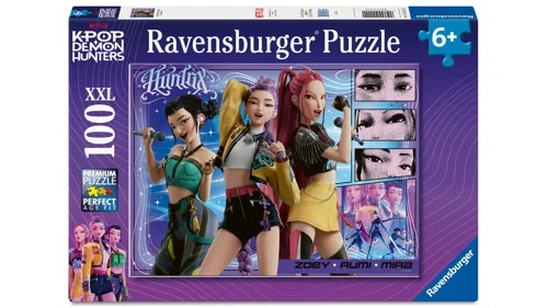 Ravensburger KPop Demon Hunters Zoey, Rumi & Mira Puzzle XXL (100 bitar), bild 3