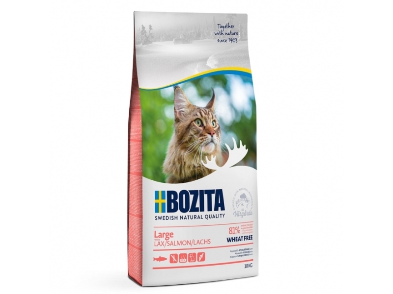 Bozita Large Wheat Free Salmon Kattmat 10kg