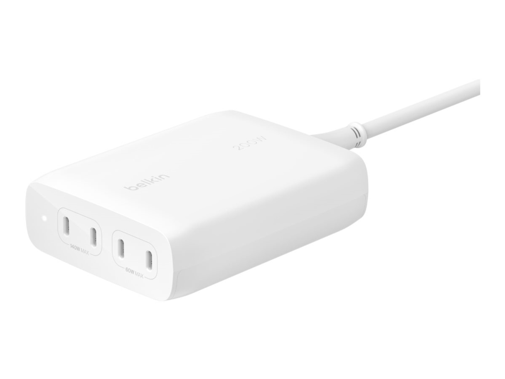 Belkin Boost Charger 4Port USB-C Gan 200W, bild 2
