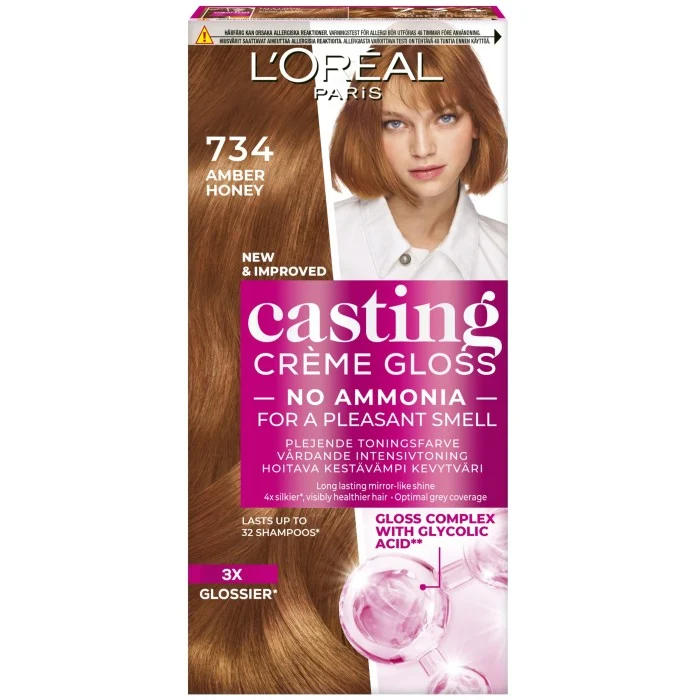 L'Oréal Paris Casting Crème Gloss 734 Amber Honey 1 pcs