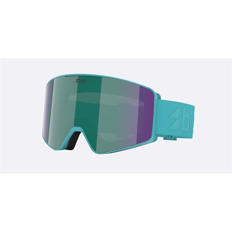 Bliz G001S Matte Turquoise / Brown W Green Mul