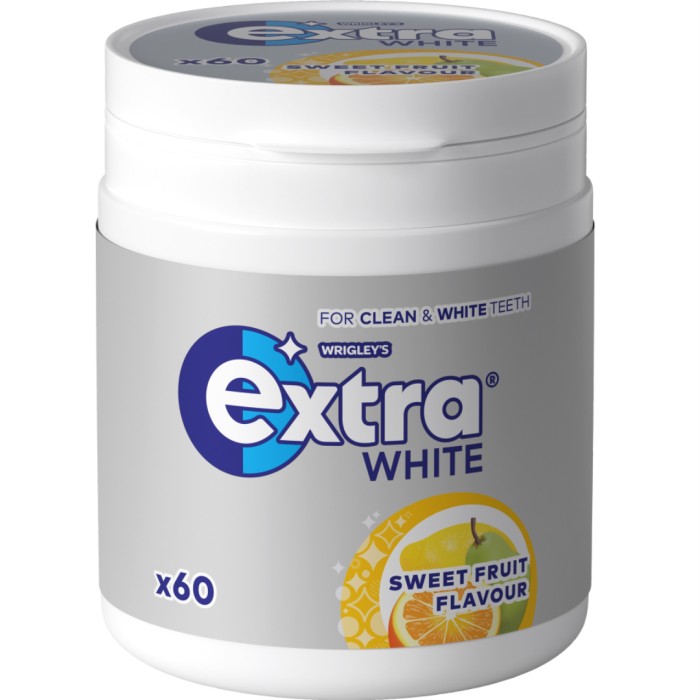 Extra White Fruit 60 bitar