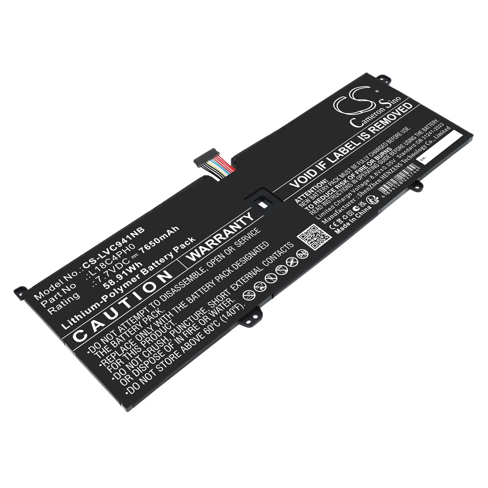 Batteri till Notebook, Bärbar dator för Lenovo Yoga C940-14IIL, Yoga C940-14IIL-81Q9 m.fl.
