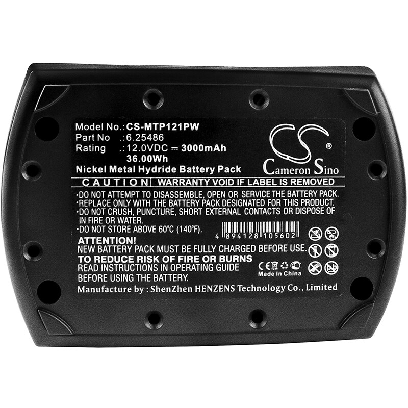 Batteri till Elverktyg för Metabo BS 12 SP, BSZ 12, BSZ 12 Impuls m.fl., bild 5