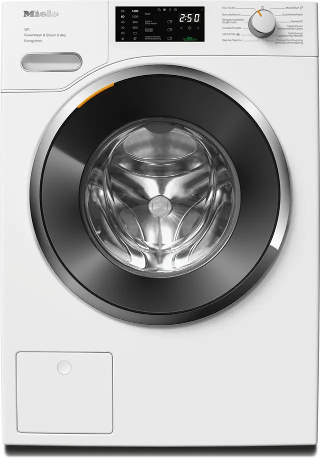 Miele tvättmaskin WWE380 WCS PWash&Steam (8kg)