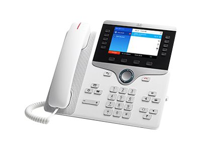 Cisco IP Phone 8841 - VoIP-telefon - SIP, RTCP, RTP, SRTP, SDP - 5 rader - vit