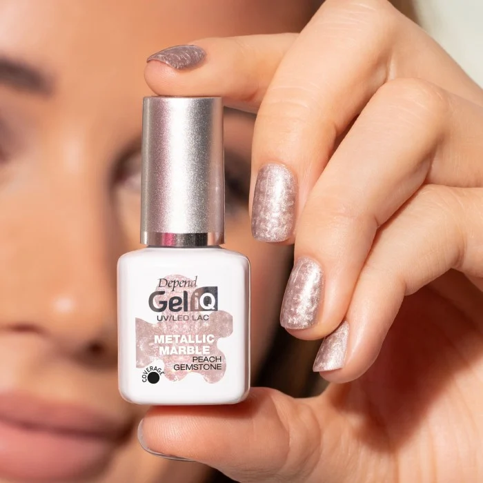 Depend GeliQ Metallic Marble Depend Gel IQ Metallic Marble 10157 Peach Gemstone, bild 2