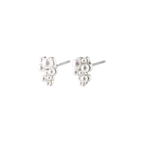 PILGRIM - RELANDO Pearl Earrings - Silver Plated - 8 mm